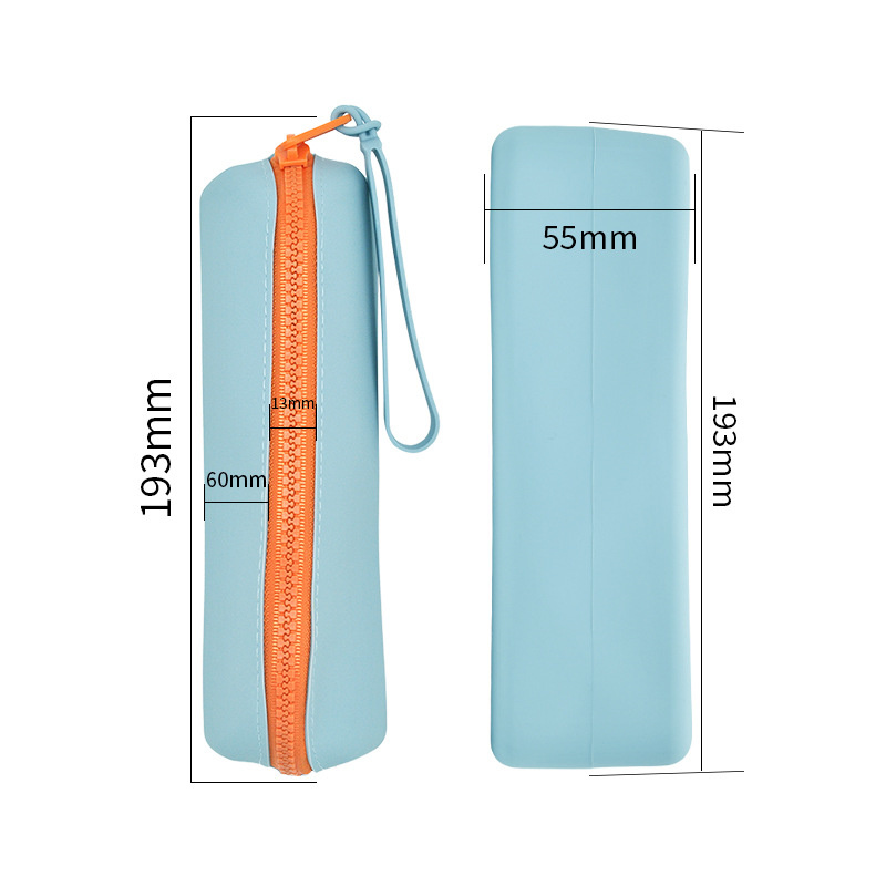 Portable Silicone Waterproof Pencil Case 3