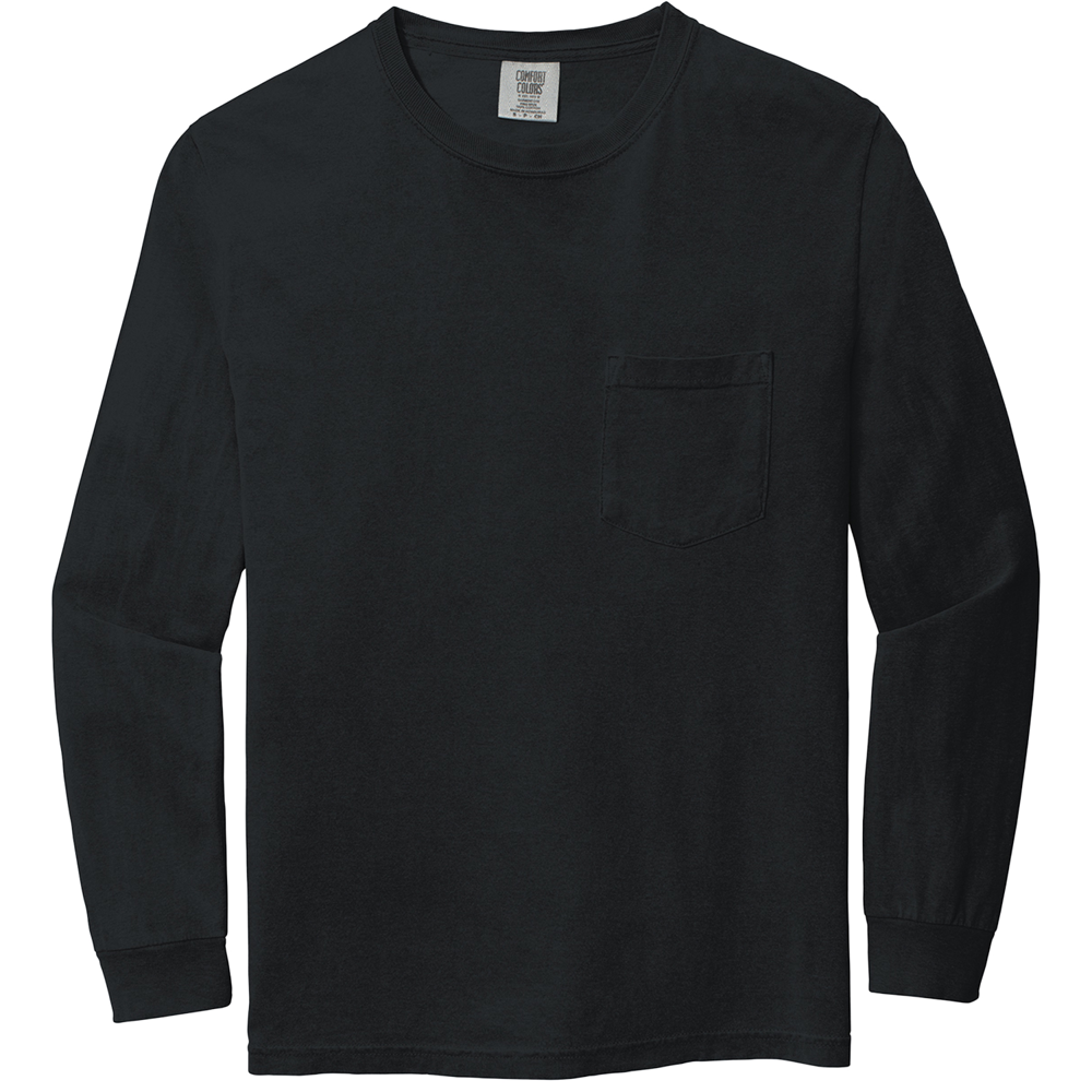 Comfort Colors® Heavyweight Ring Spun Long Sleeve Pocket Tee