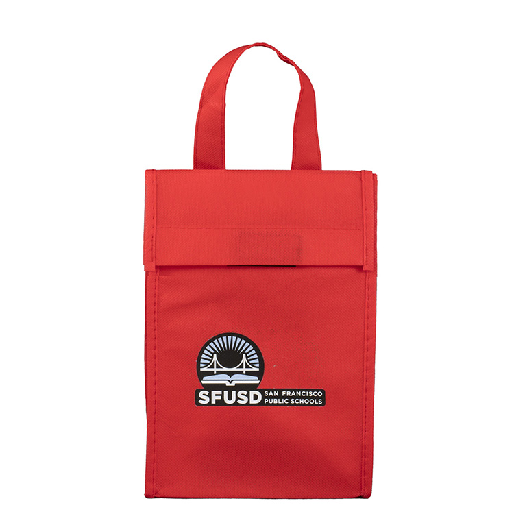 6-1/2"W x 9"H x 3 ½"Gusset - "BAG-IT" Value Priced Lightweight Lunch Tote Bag 5