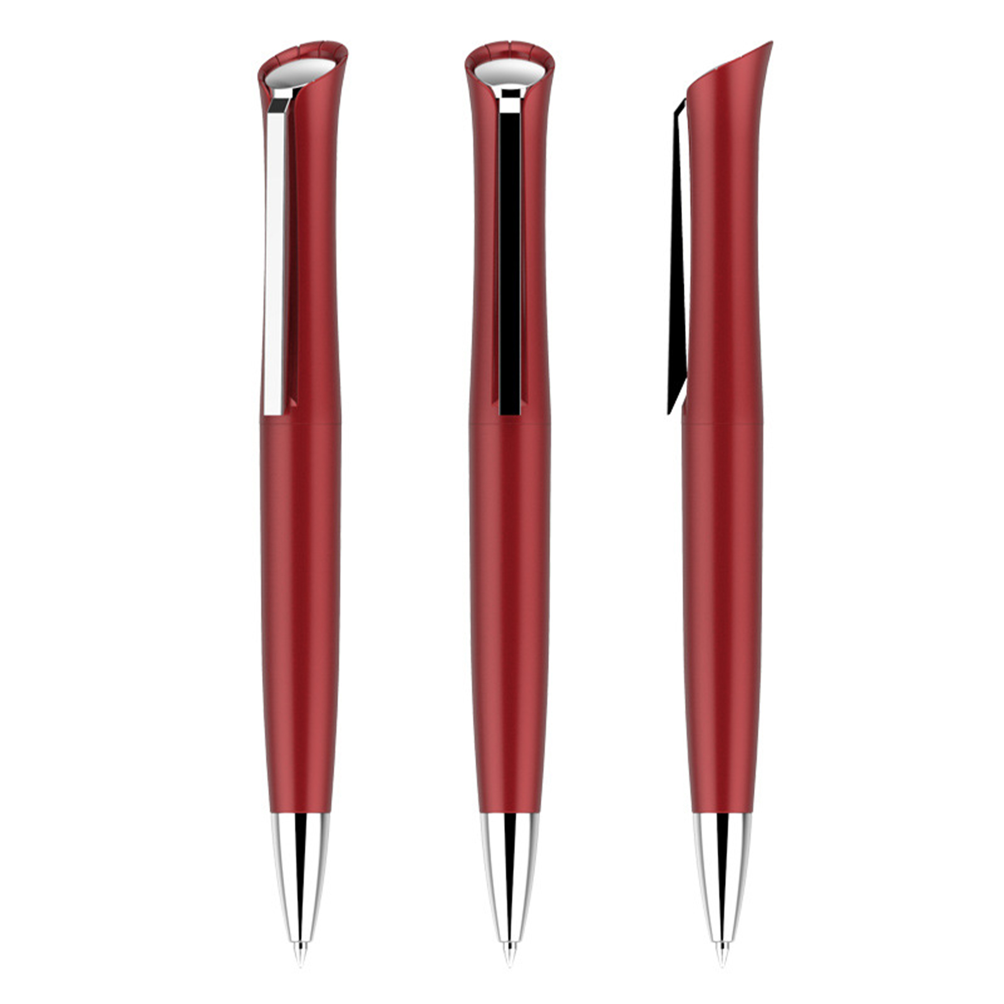 Steel Simple Business Twist Ballpoint Pen 7