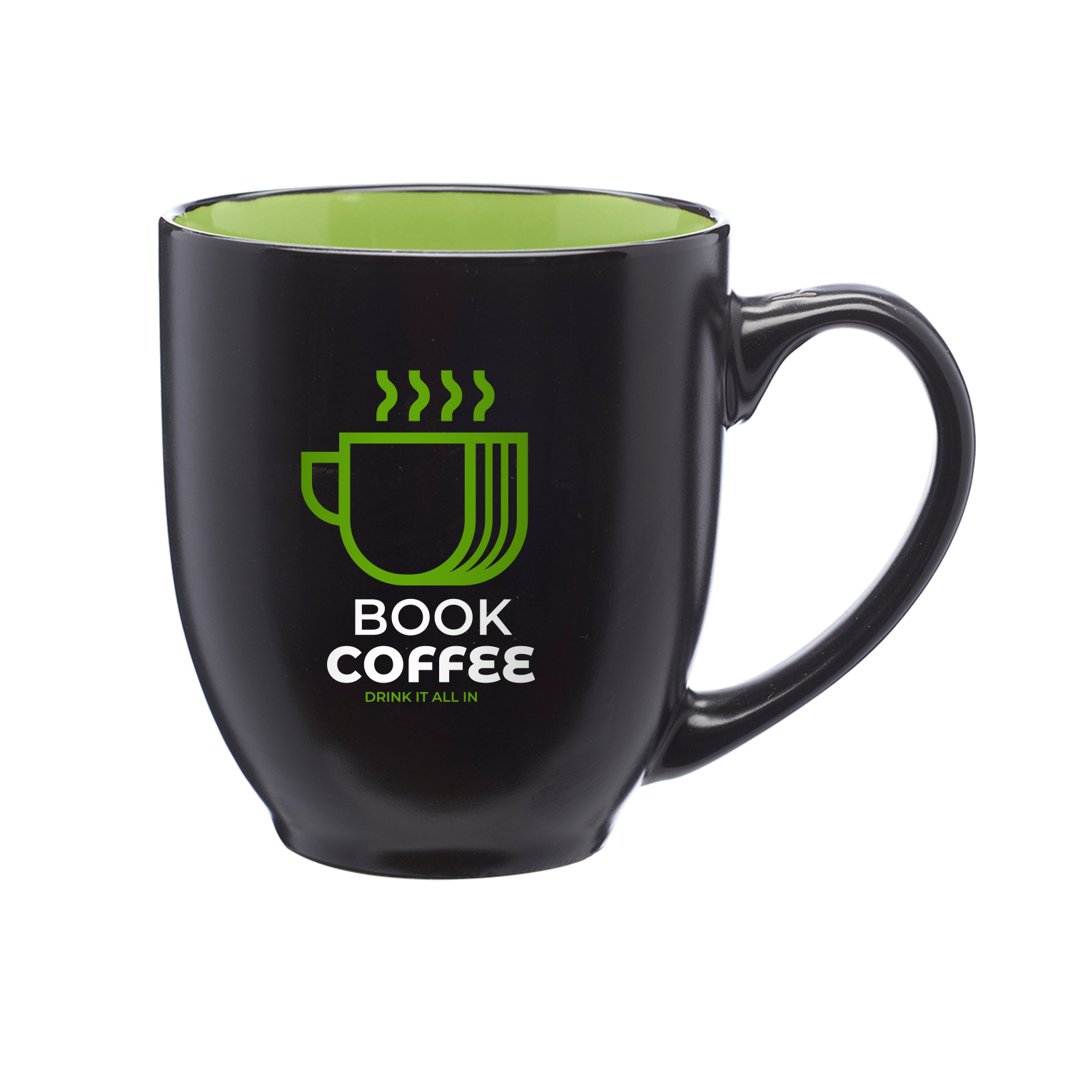 16 oz. Hidden Hue Ceramic Bistro Mug (2 Color Imprint) 8