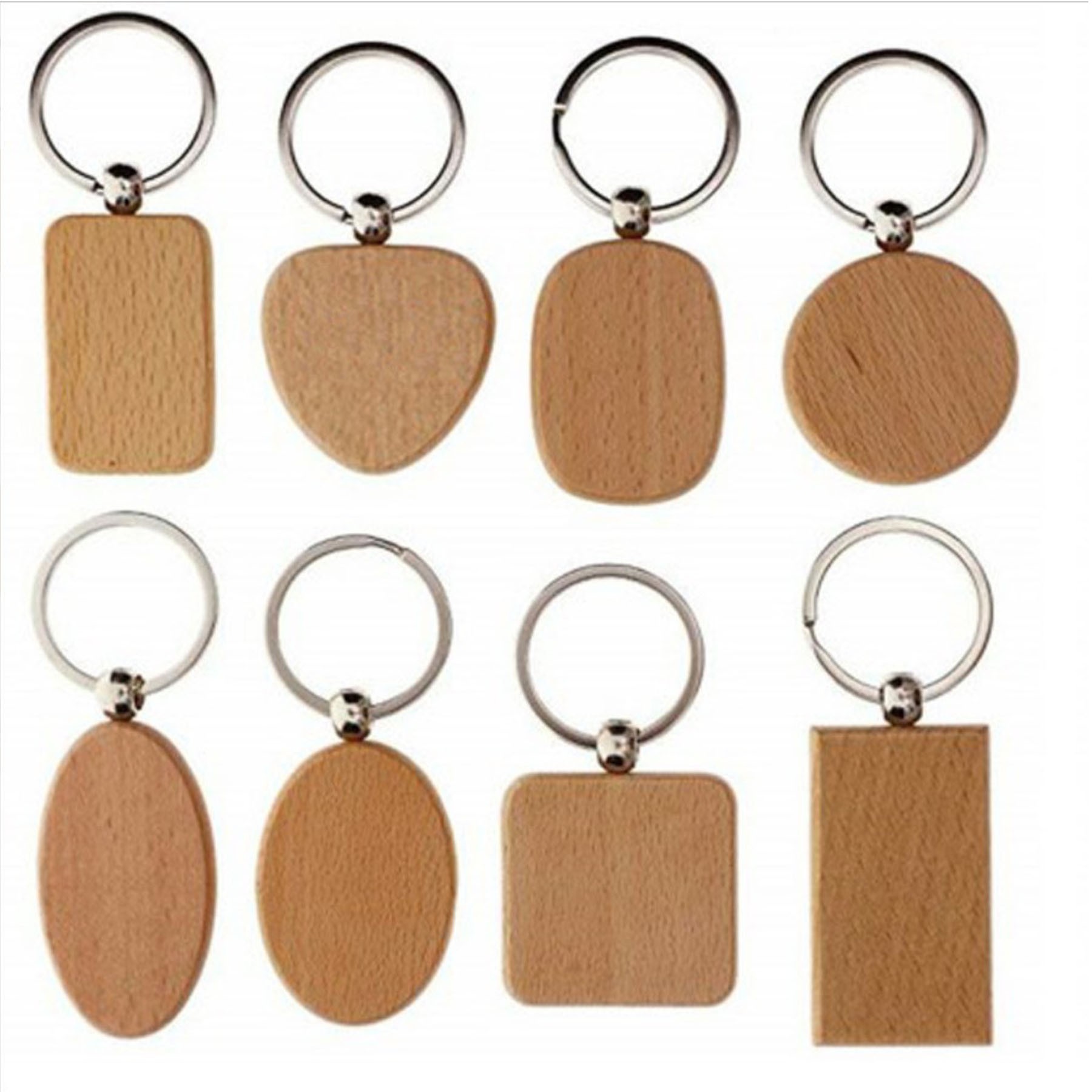 Eco Friendly Wooden Key Chains 2