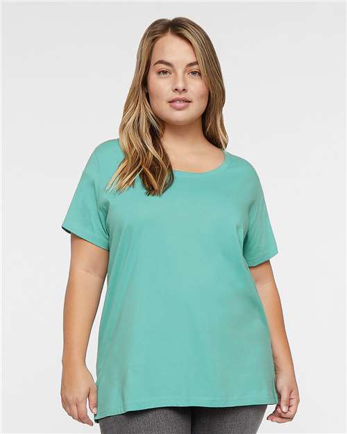 Women's Curvy Collection Fine Jersey Tee - 3816 8