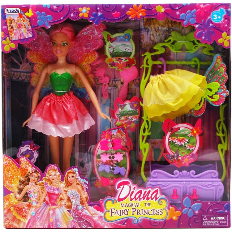 Diana Fairy Princess Doll with Accessories 11.5" 1