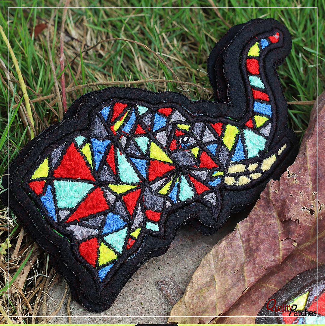 Custom Die Cut Embroidered Patches 29