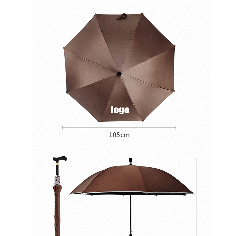 Elderly crutch umbrella sun protection non-slip umbrella 2