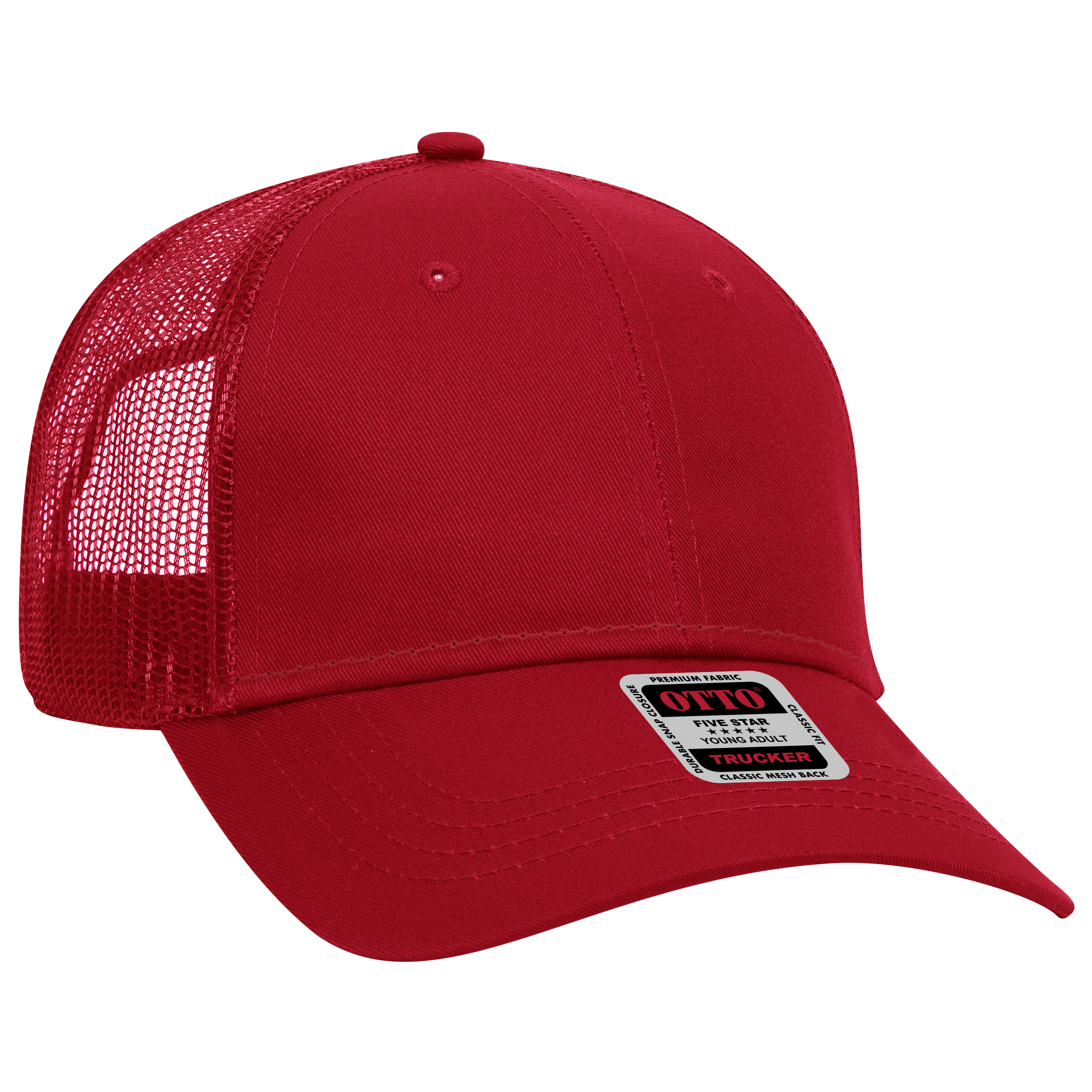 OTTO CAP® 6 Panel Low Profile Mesh Back Trucker Hat 51