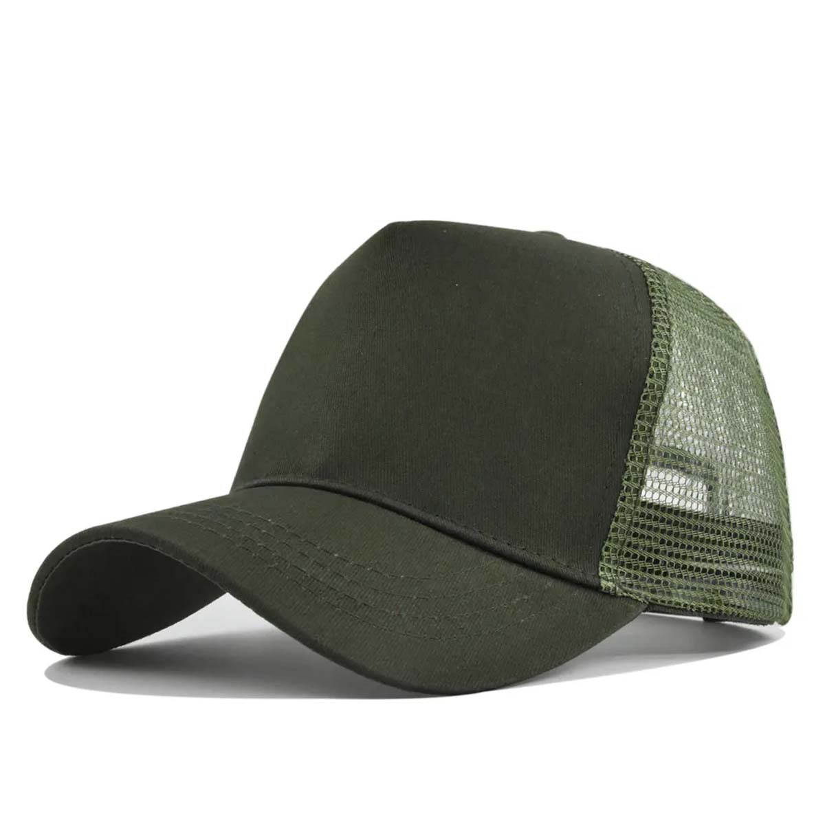 Durable 5 Panel Trucker Hat with Breathable Mesh Back 18