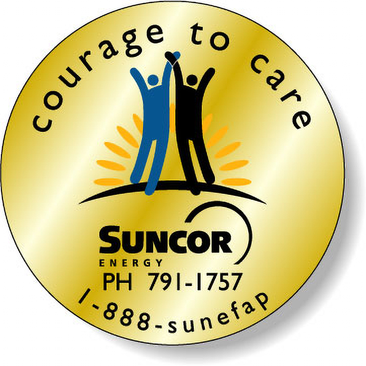 Bright Gold Foil Paper Roll Labels Stock Circle (3.5" Dia.)