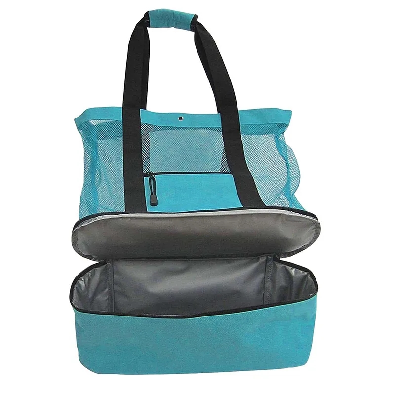 Beach Mesh Tote Bag With Cooler 5