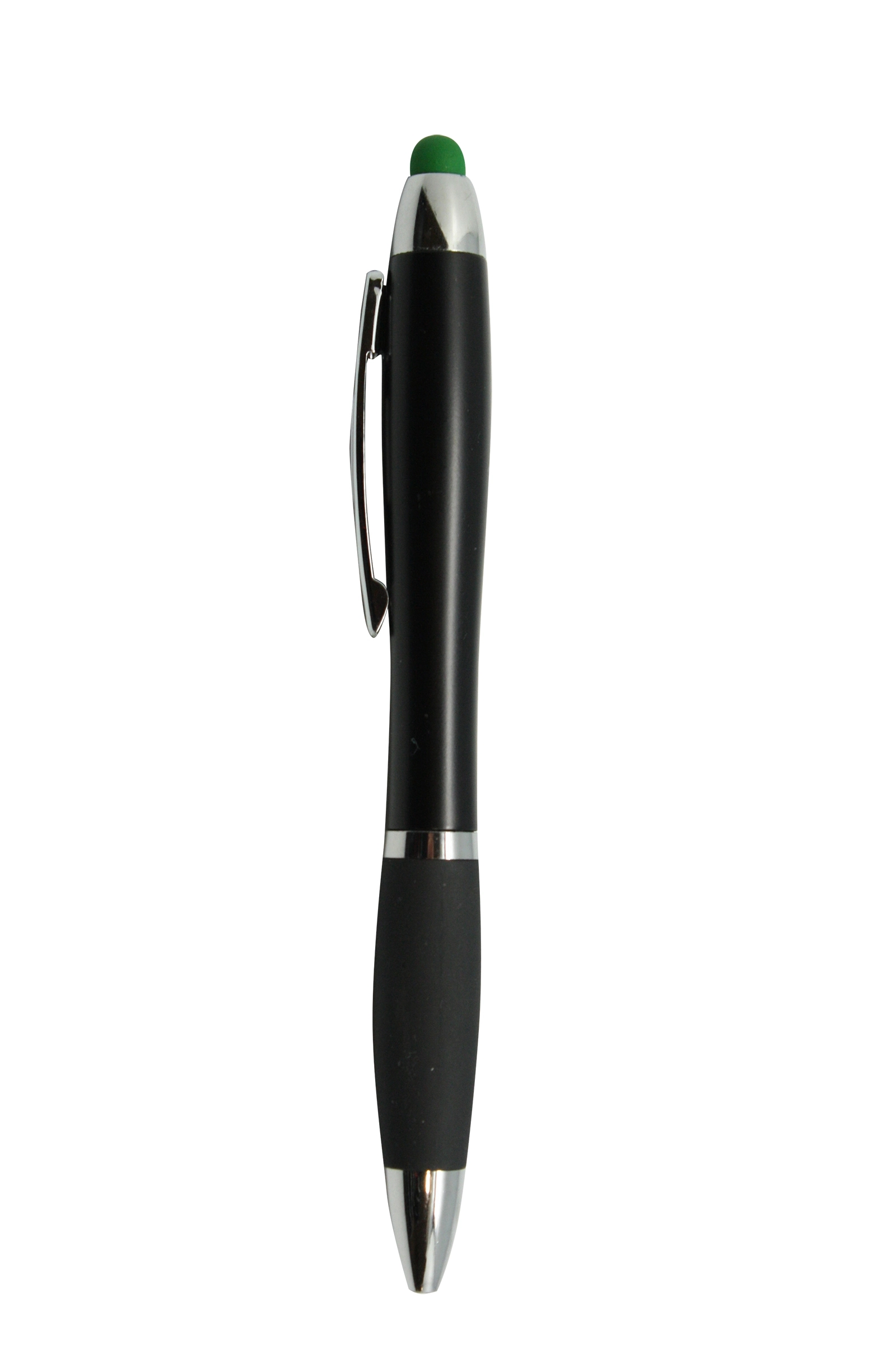 Curvy Plastic Stylus Pen w/Light UP Engraving 11