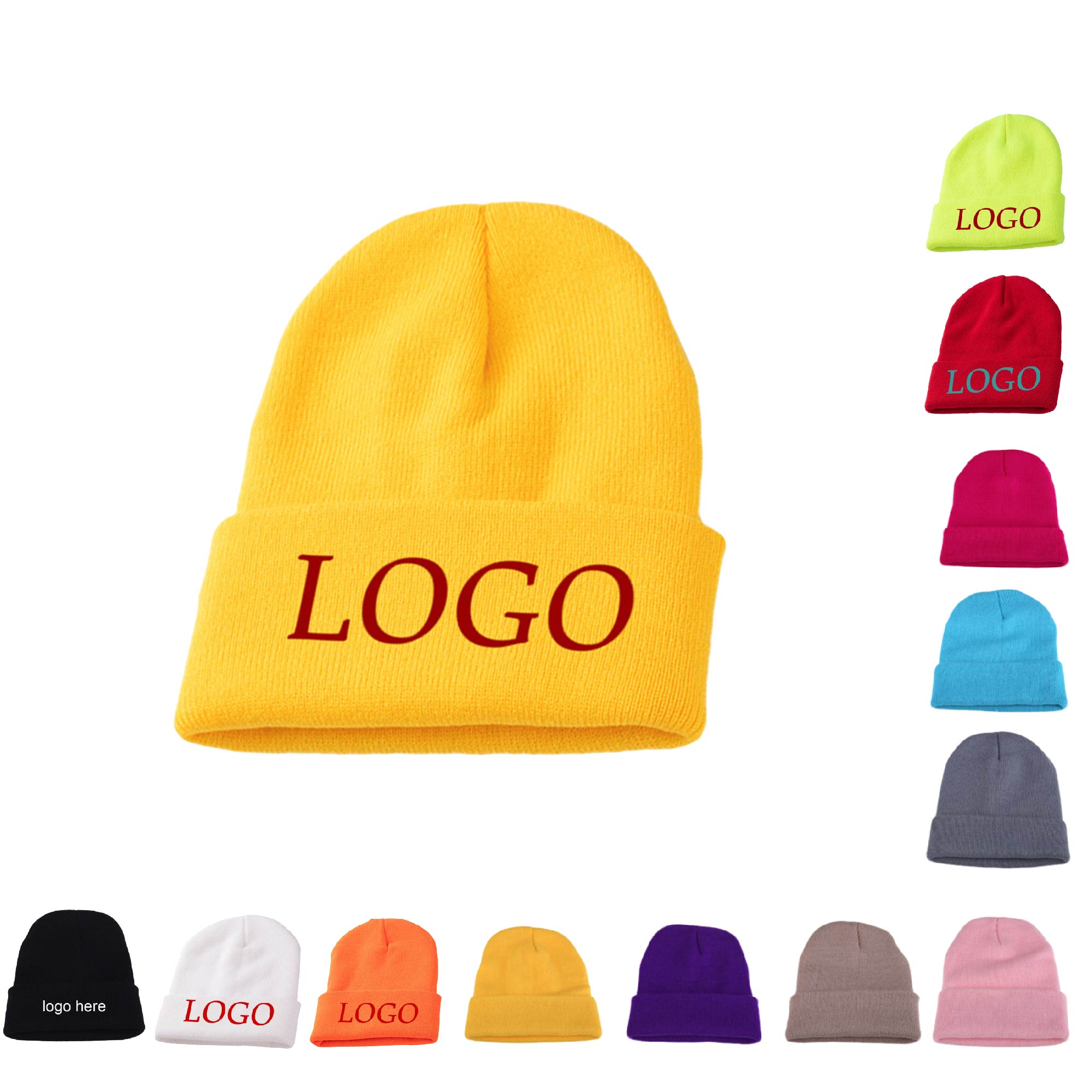 MOQ 10 pcs Knit Winter Hat 3