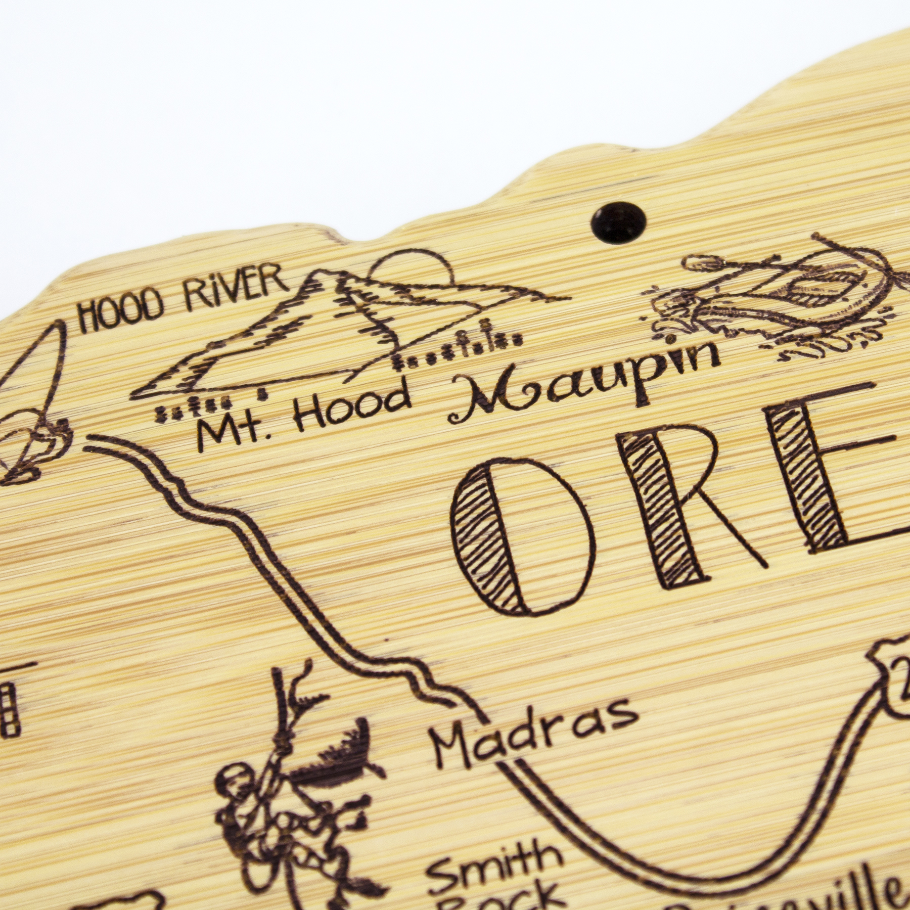 Destination Oregon Cutting & Serving Board 8