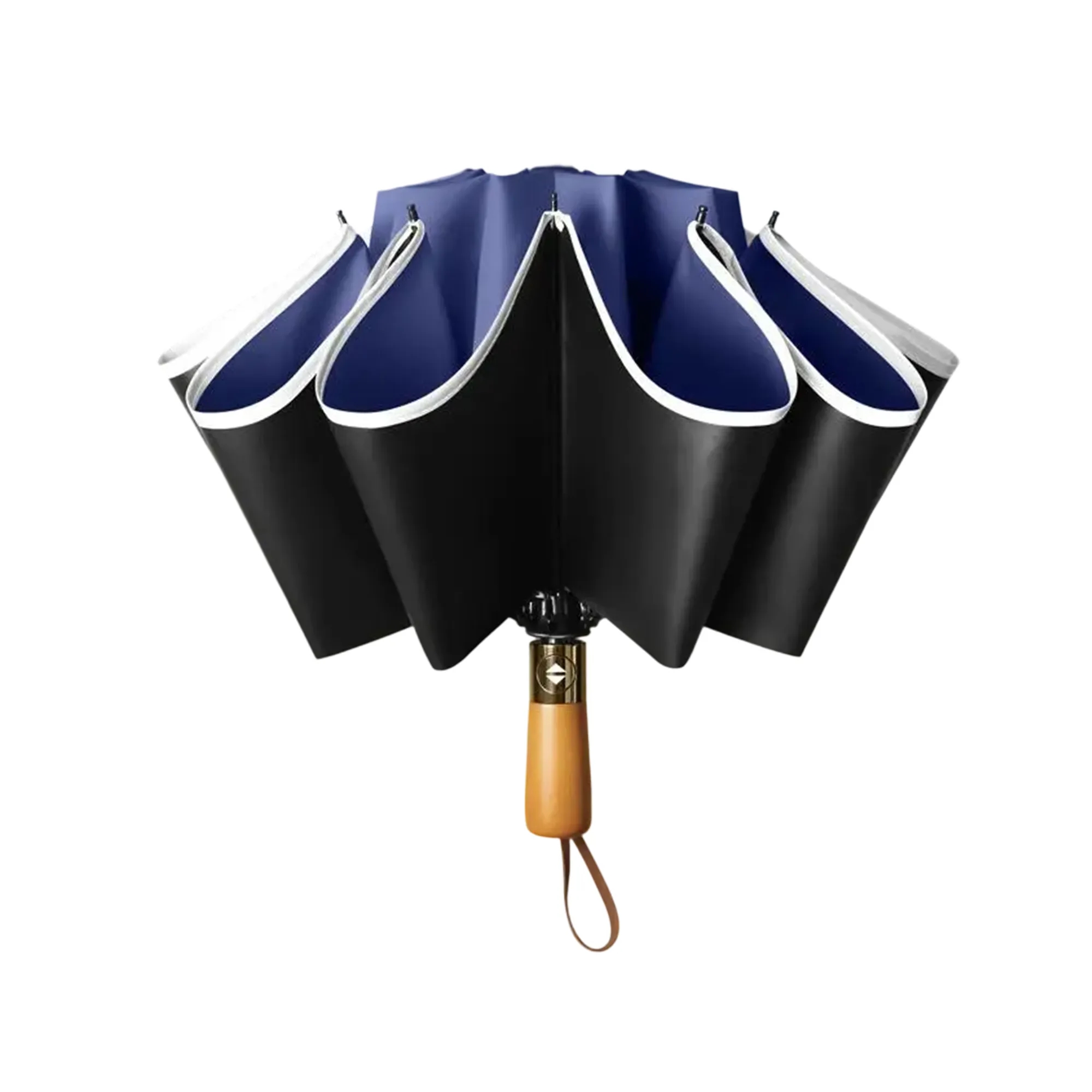 Durable Folding Umbrella with Water Repellent Fabric 8