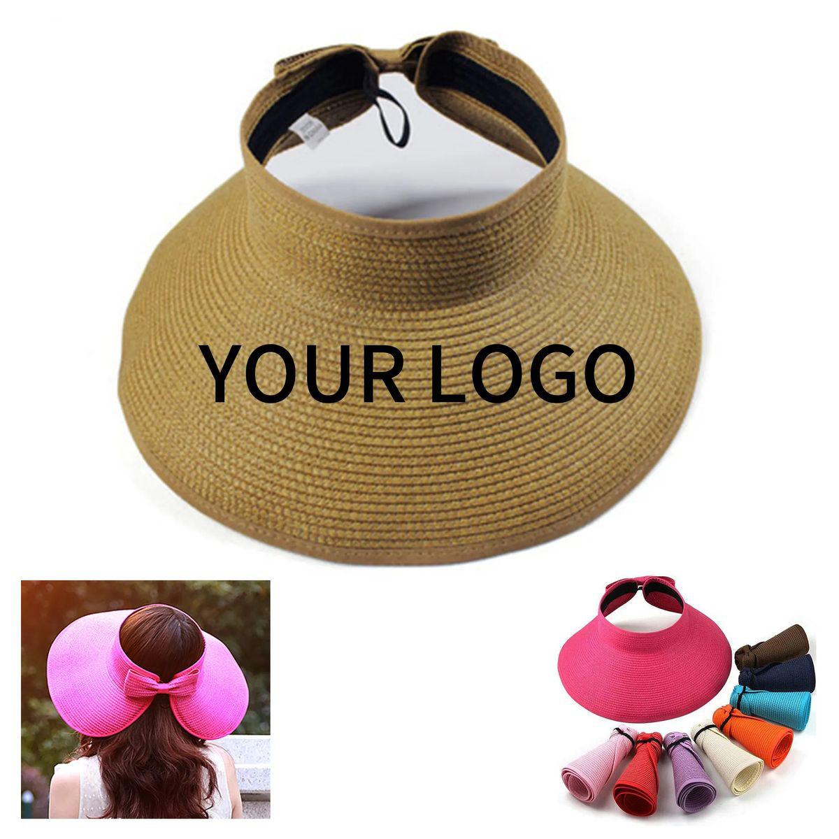Paper Nylon Sun Visor For Outdoor Sports 1