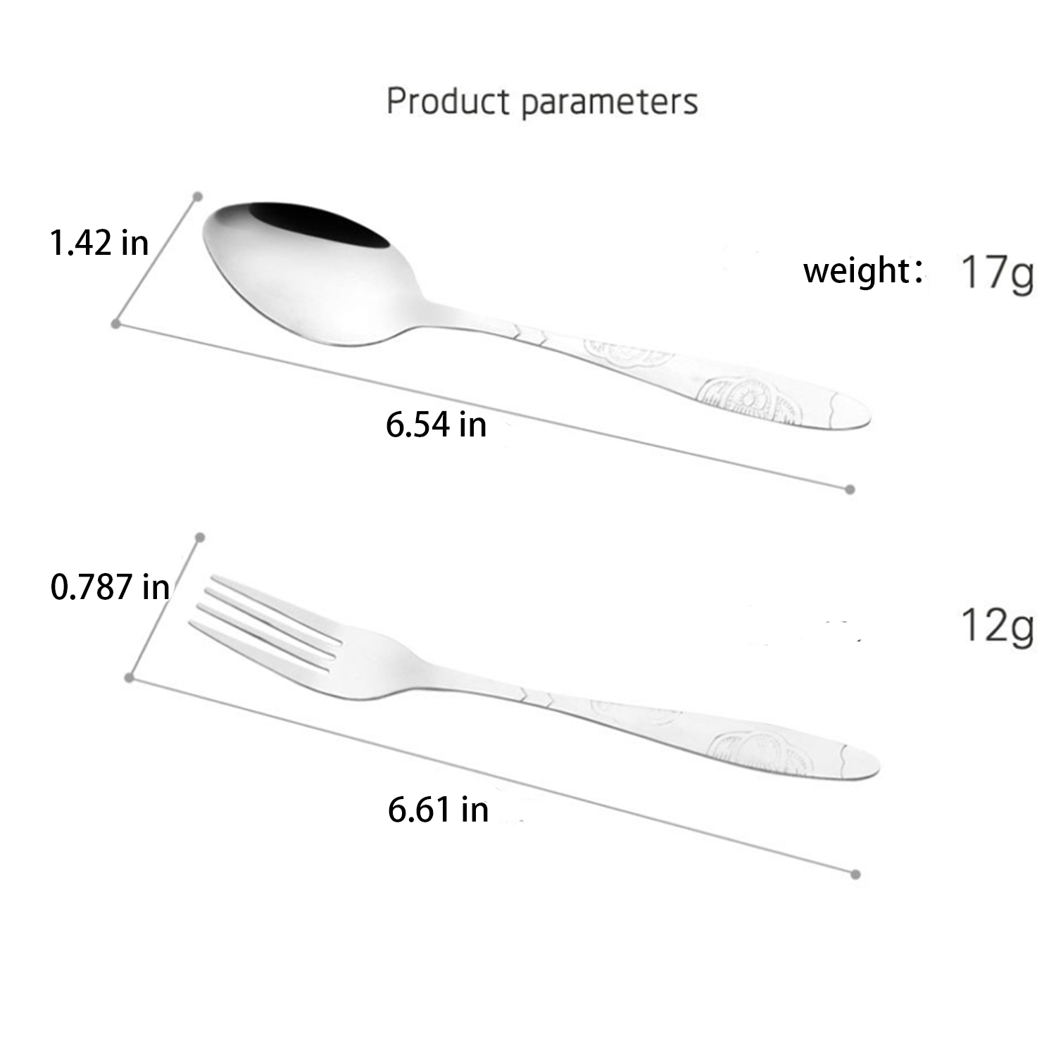 Stainless Steel Cutlery Set w/ Pouch 2