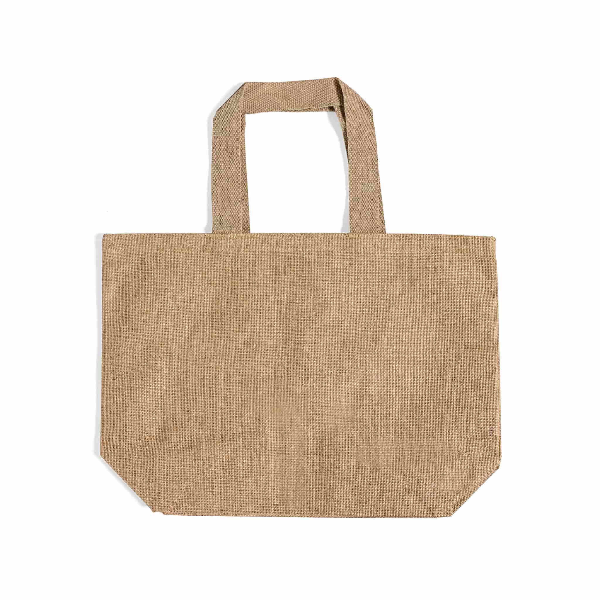 Large Versatile Jute Tote Bag, custom tote bag with logo imprint 6