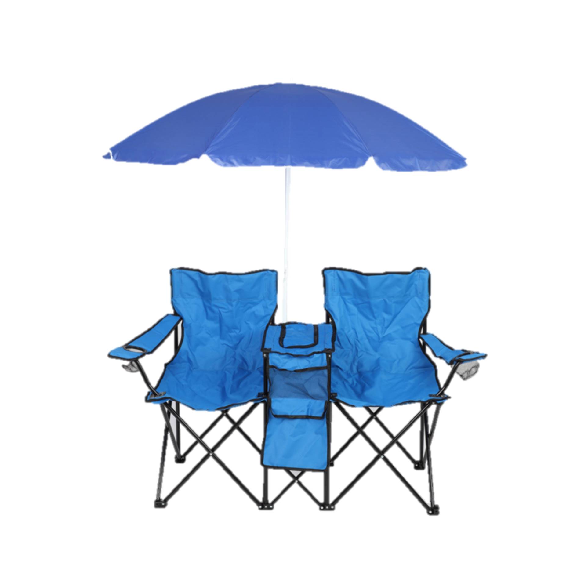 Double Beach Chair w/Umbrella 2