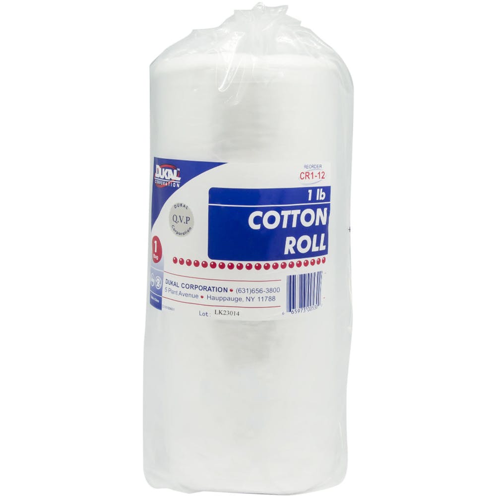 Cotton Roll - 1 lb White Short Fibers 2