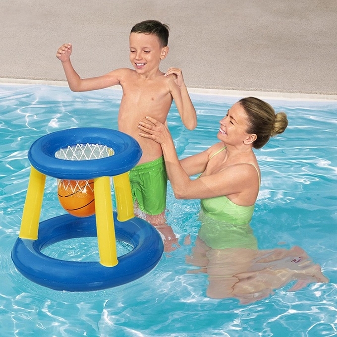 Inflatable Hoop with Ball Included 2