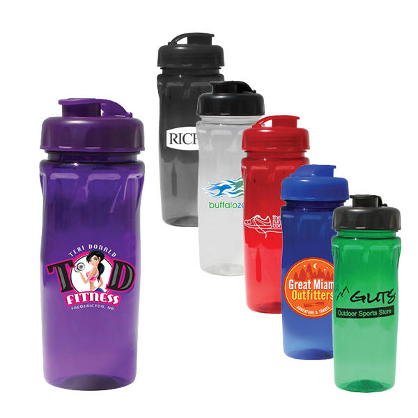 18 oz. Poly-Saver PET Bottle with Flip Top Cap 6