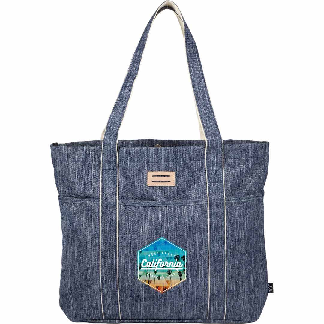 The Goods Navy Heather Carry All Tote 8