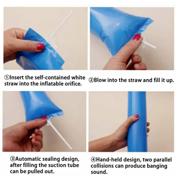 Polyethylene Personalized Inflatable Cheer Sticks 1