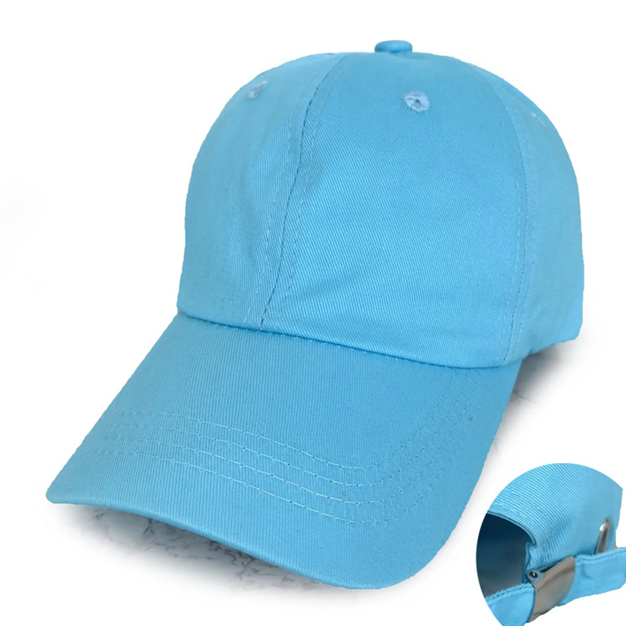 Cotton Baseball Cap with Adjustable Strap MOQ 100PCS 9