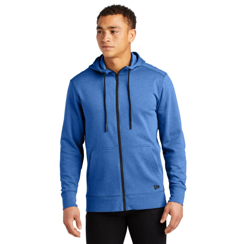 New Era Tri-Blend Fleece Full-Zip Hoodie, custom hoodie or sweatshirt with logo imprint 16
