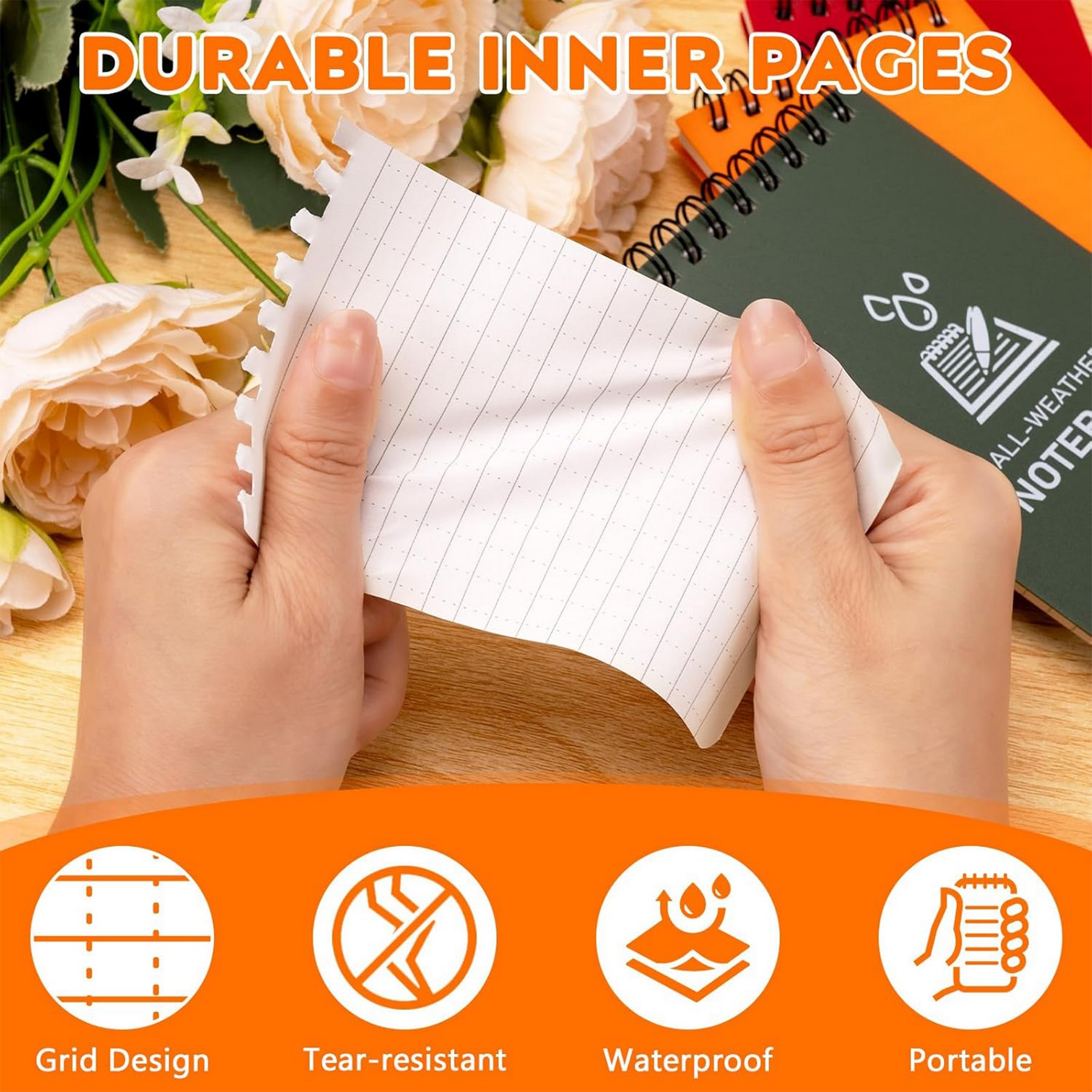 Mini Weatherproof Spiral Notebook & Notepad 4