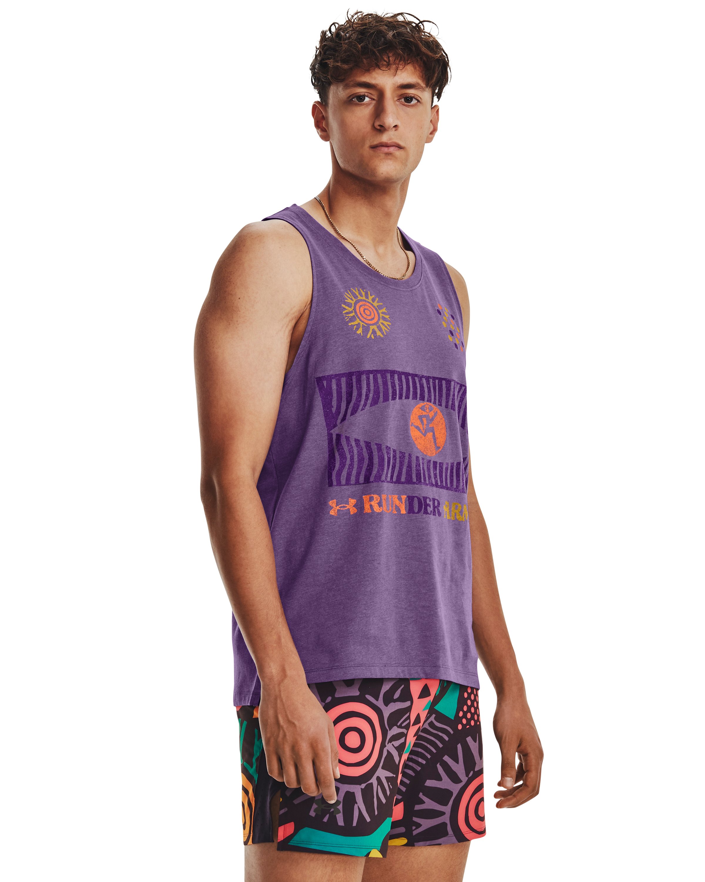 Men's UA We Run In Peace Singlet 2