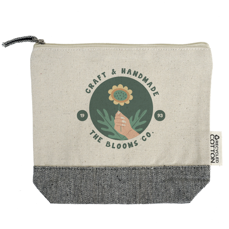 Baltimore Recycled Cotton Two Tone Everyday Pouch 5