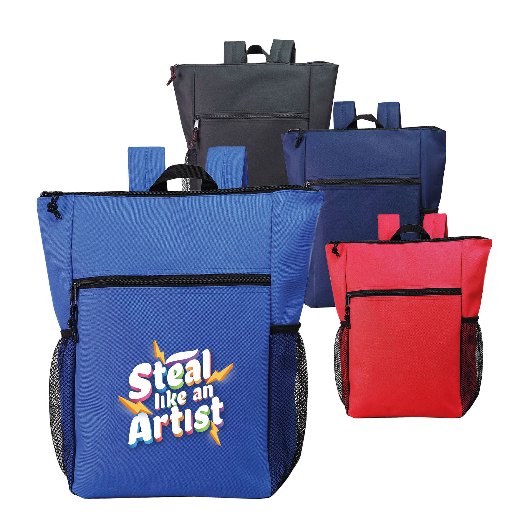 600D polyester Computer Backpack 8