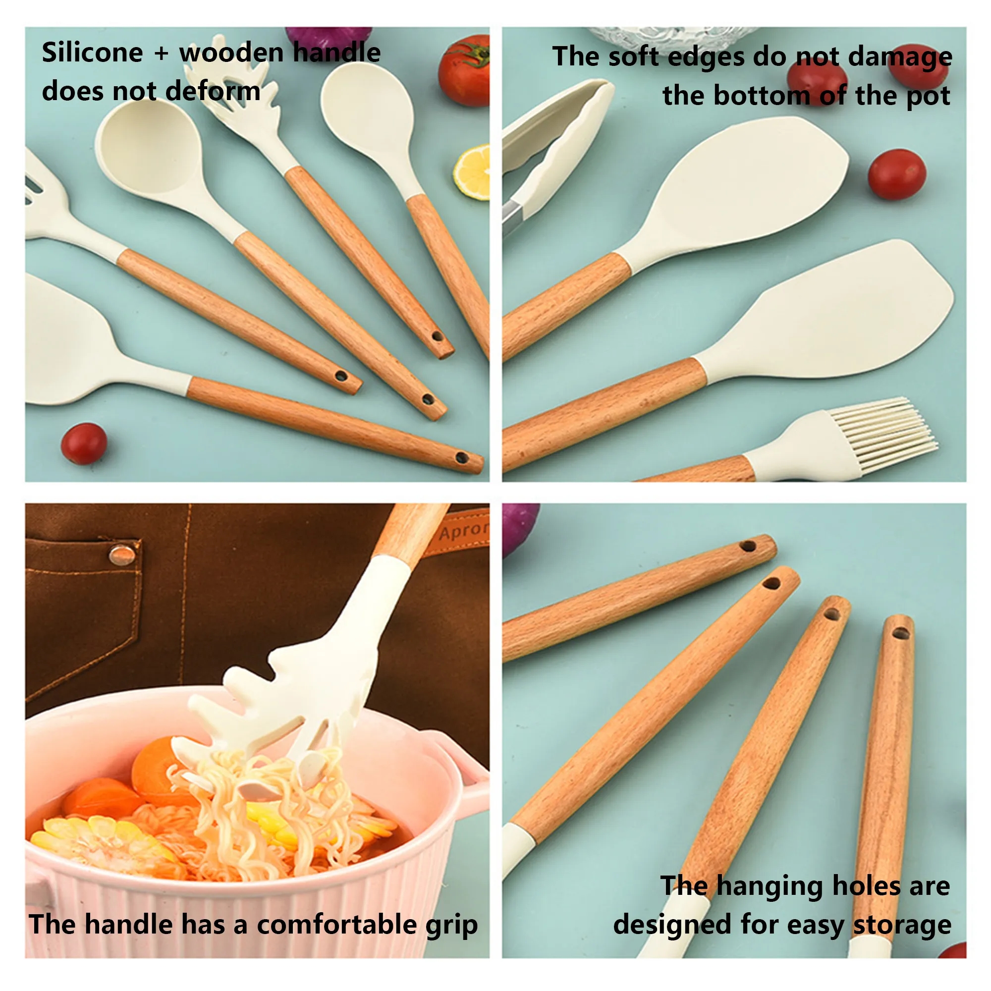12-Piece Silicone Kitchen Utensil Set 3