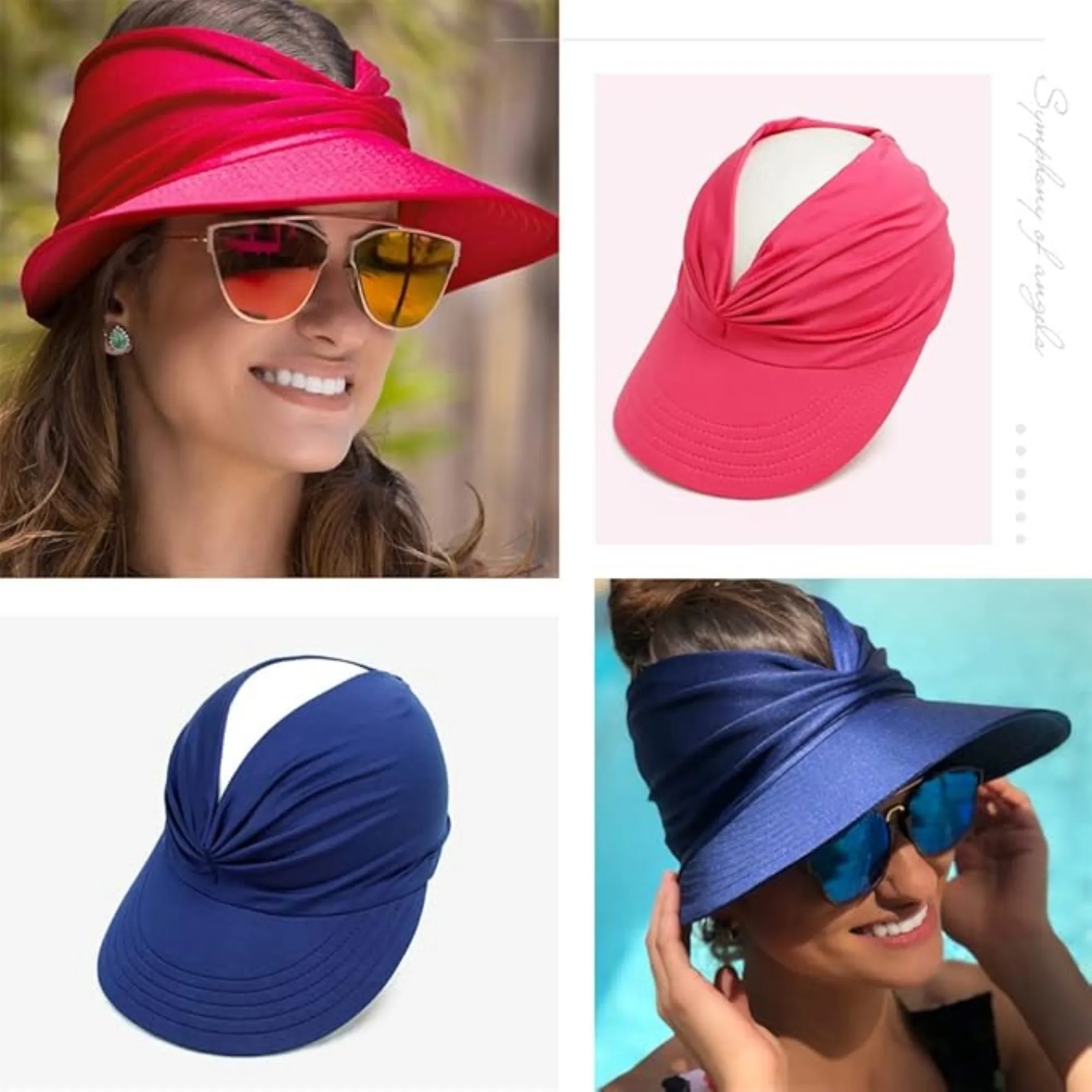 Women's Outdoor Sun Protection Empty Top Sun Hat 2