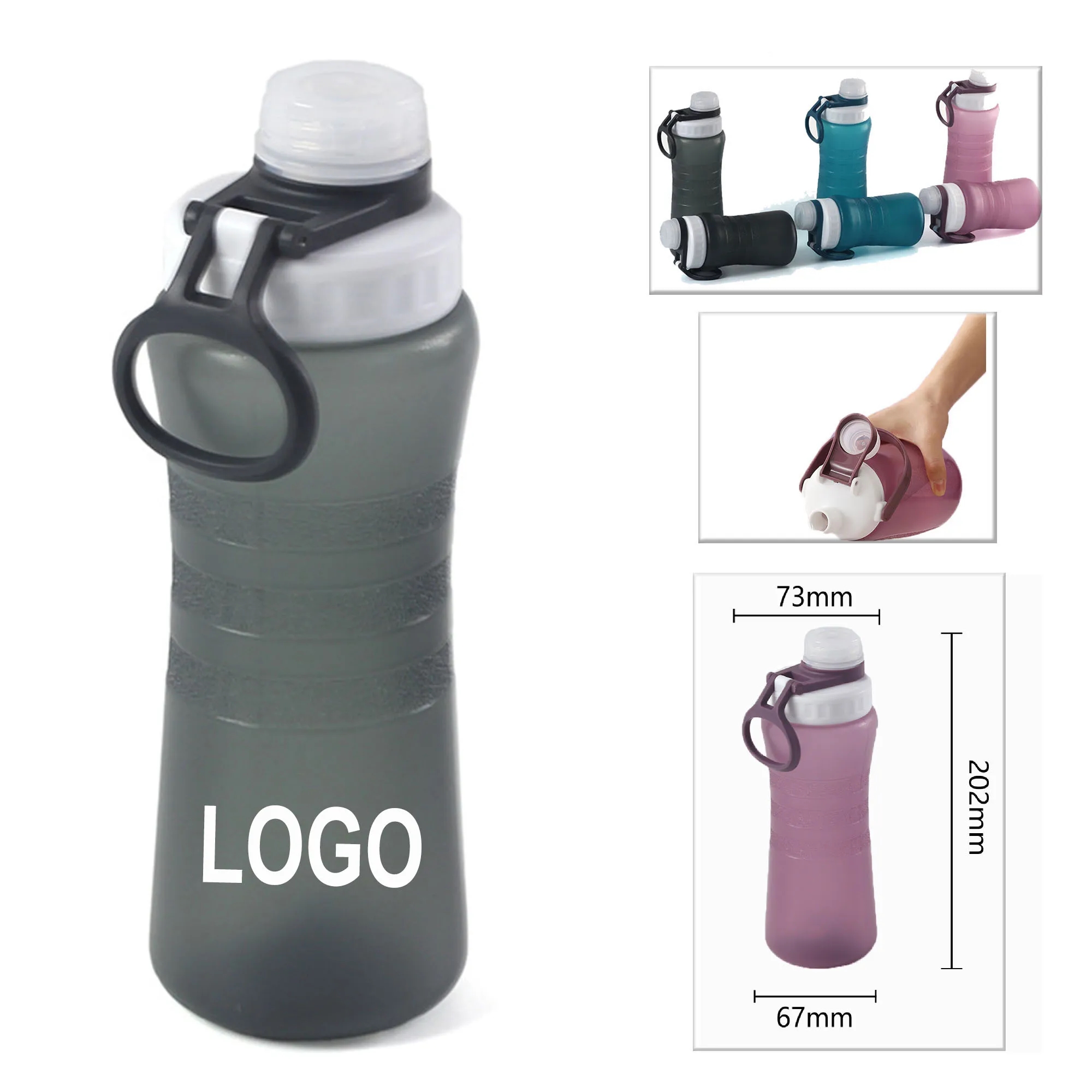 500ml Portable Sports Water Bottle 5