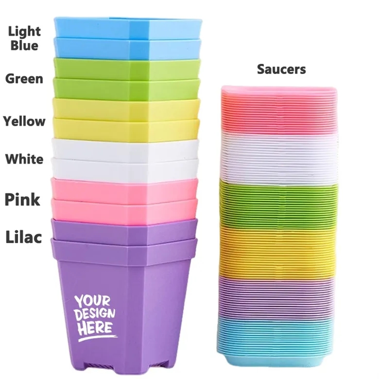 Plastic Square Planting Pot 6