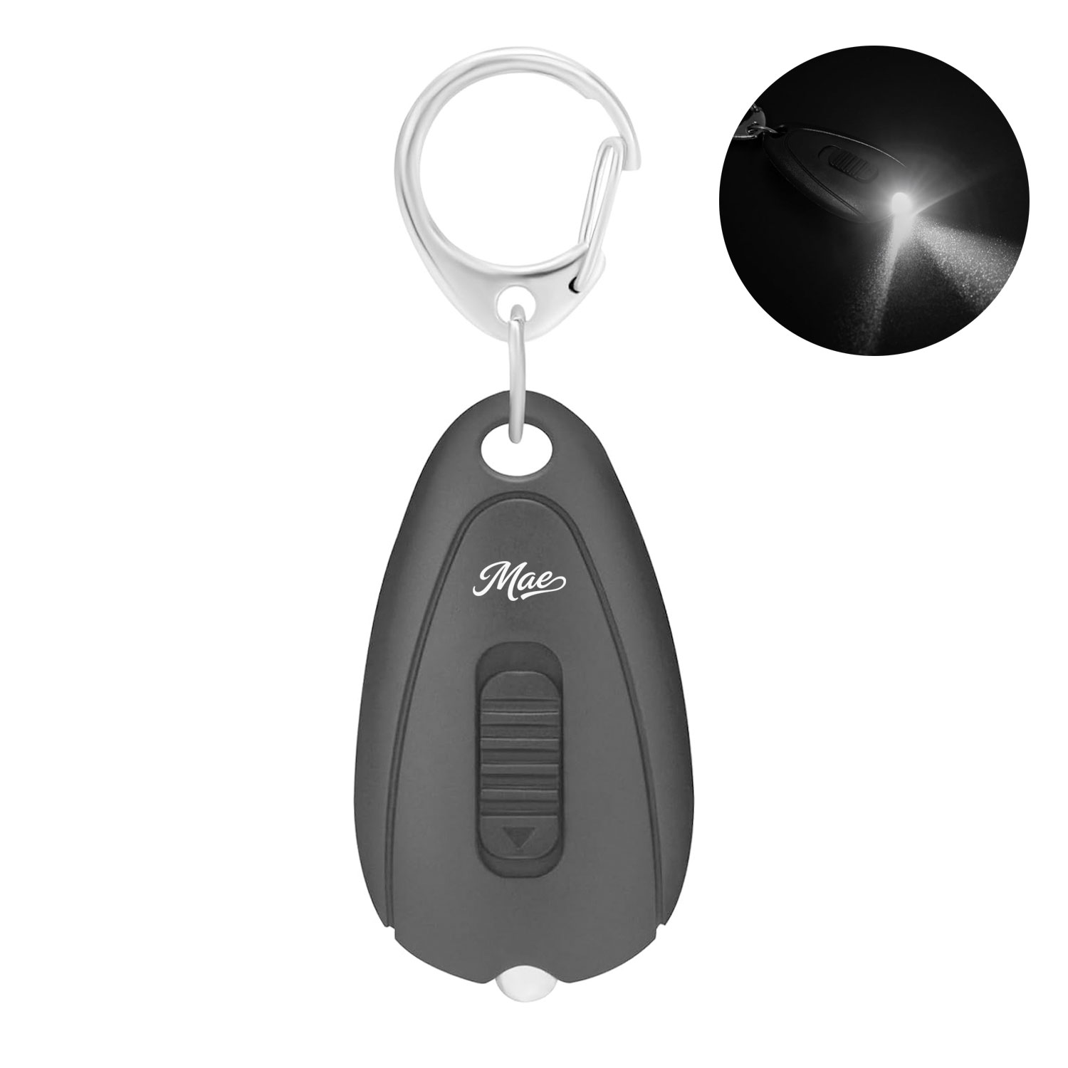 Mini ABS LED Keychain Flashlight – Portable for Outdoors