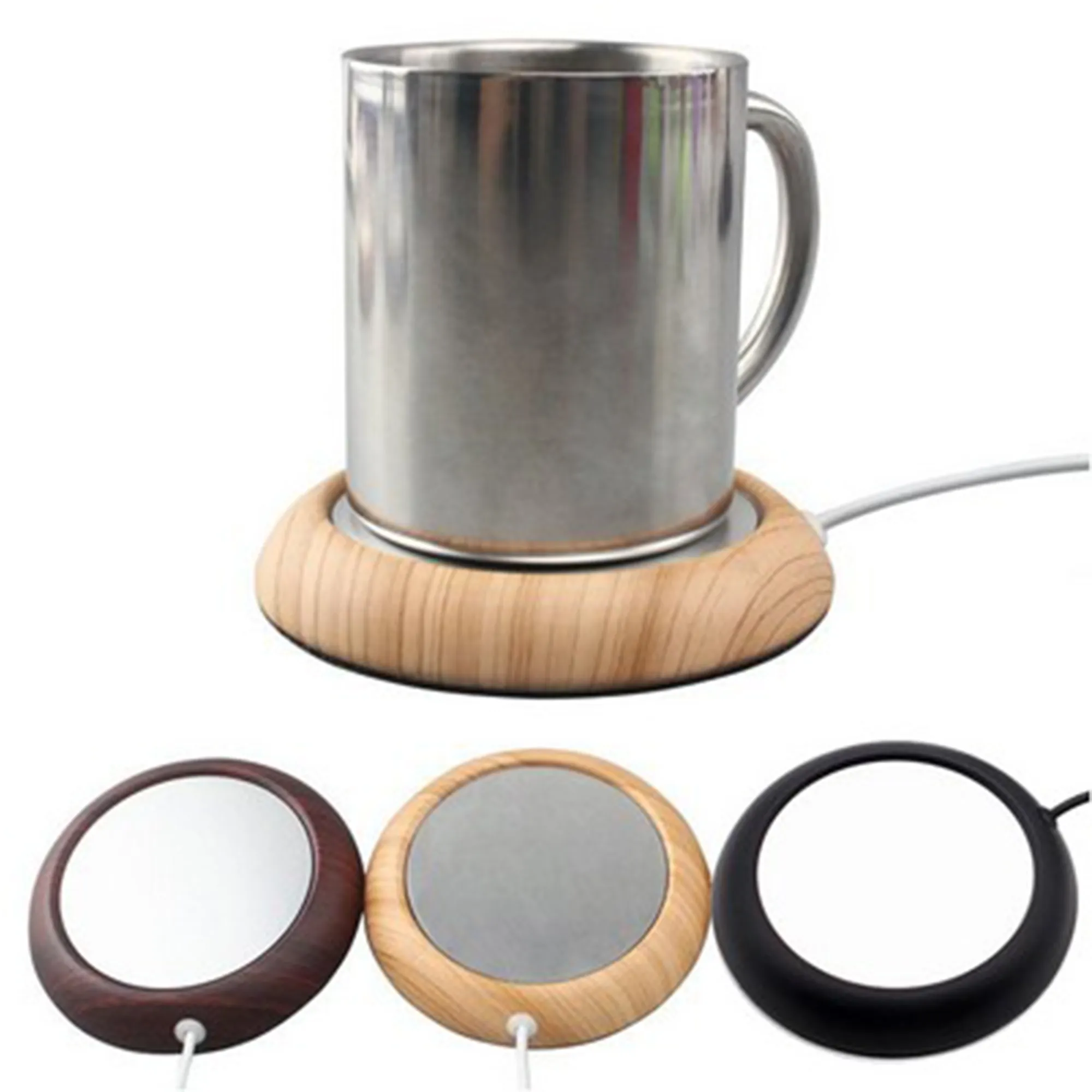 Wooden USB Coffee Mug Warmer 3