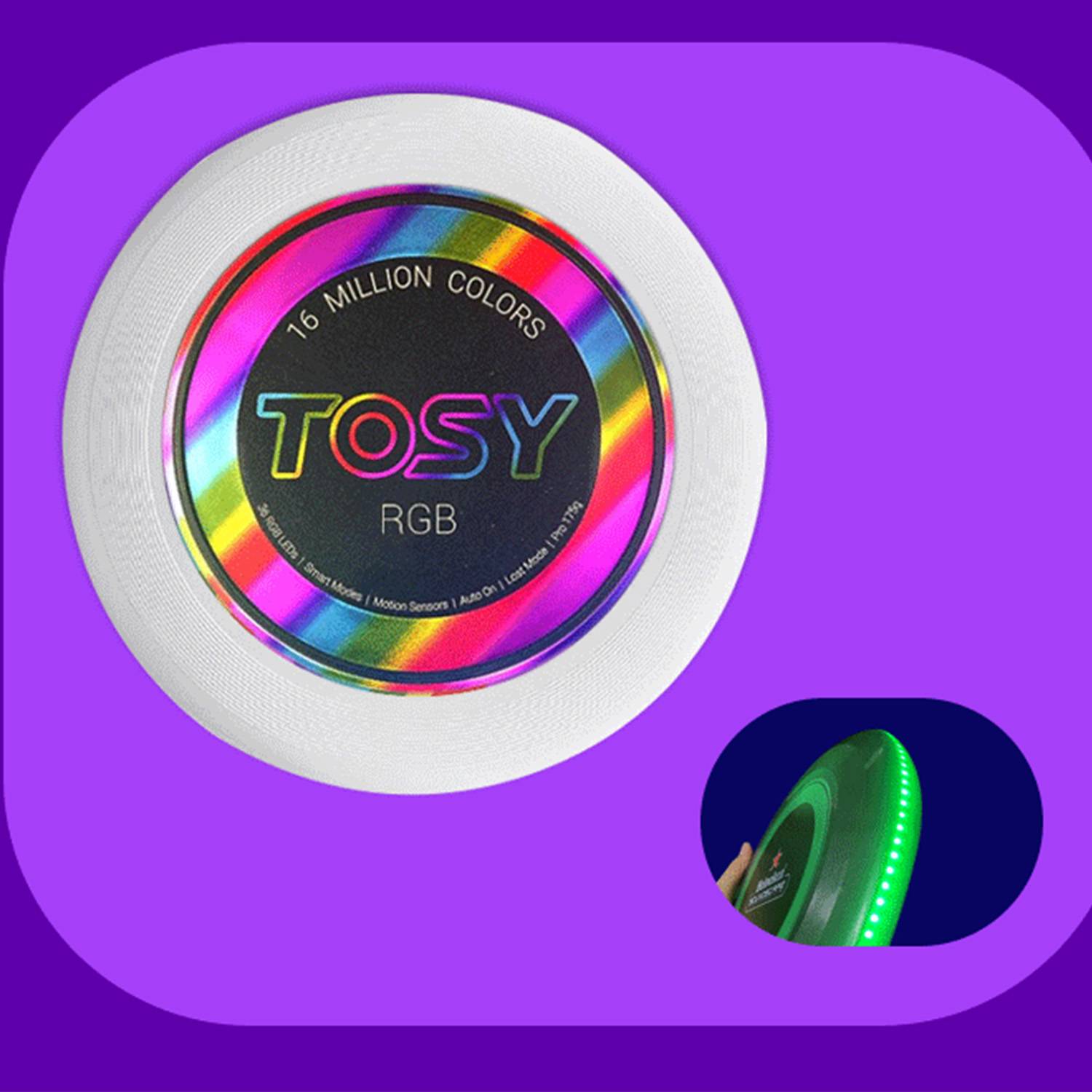 Custom LED Glowing Flying Disc – PE Material & Outdoor Fun 4