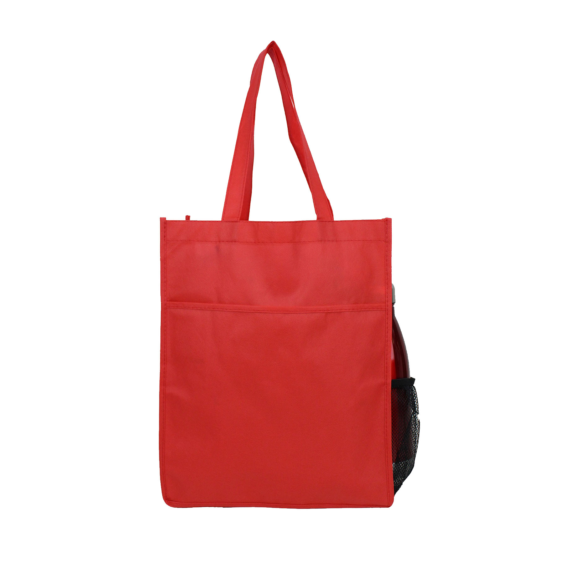 Eco Friendly 90+ GSM Non-Woven Pocket Shopper Tote 6