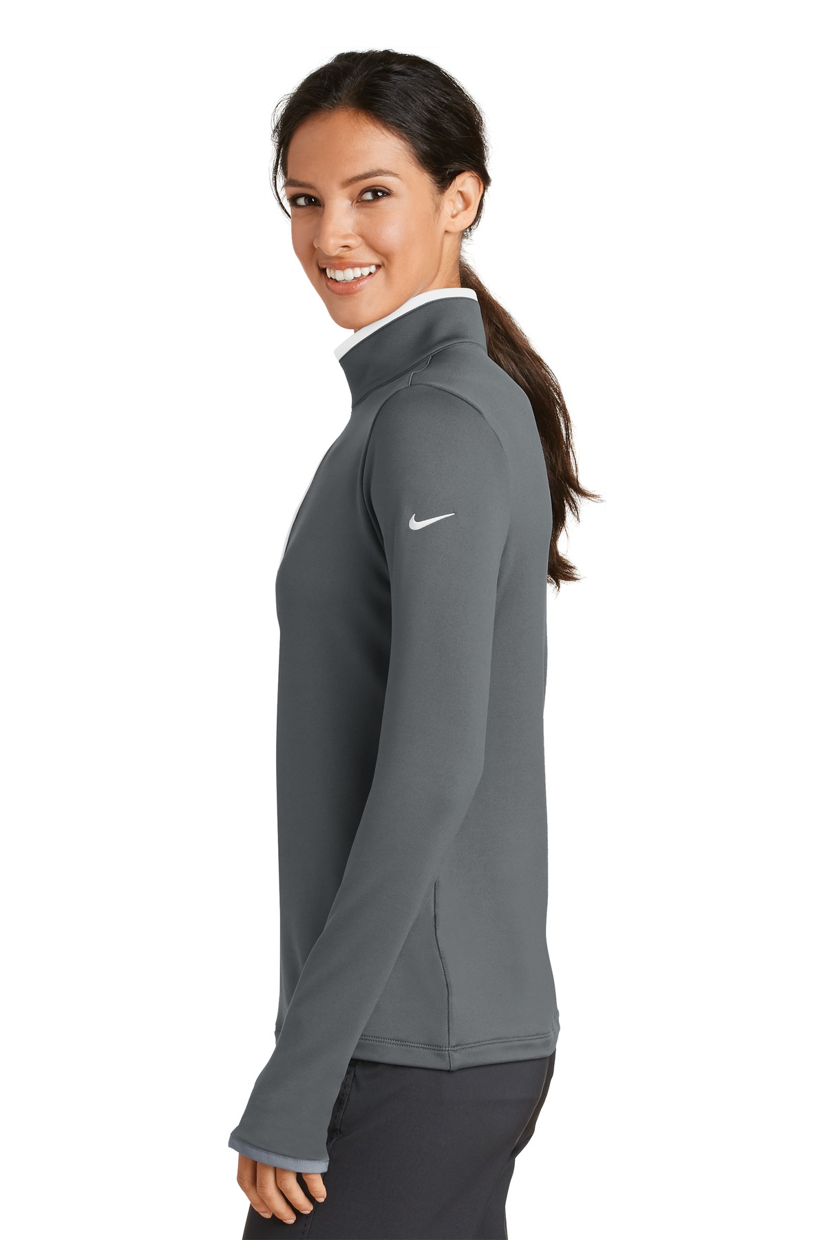 Nike Women's Dri-FIT Stretch 1/2-Zip Cover-Up. 779796 16