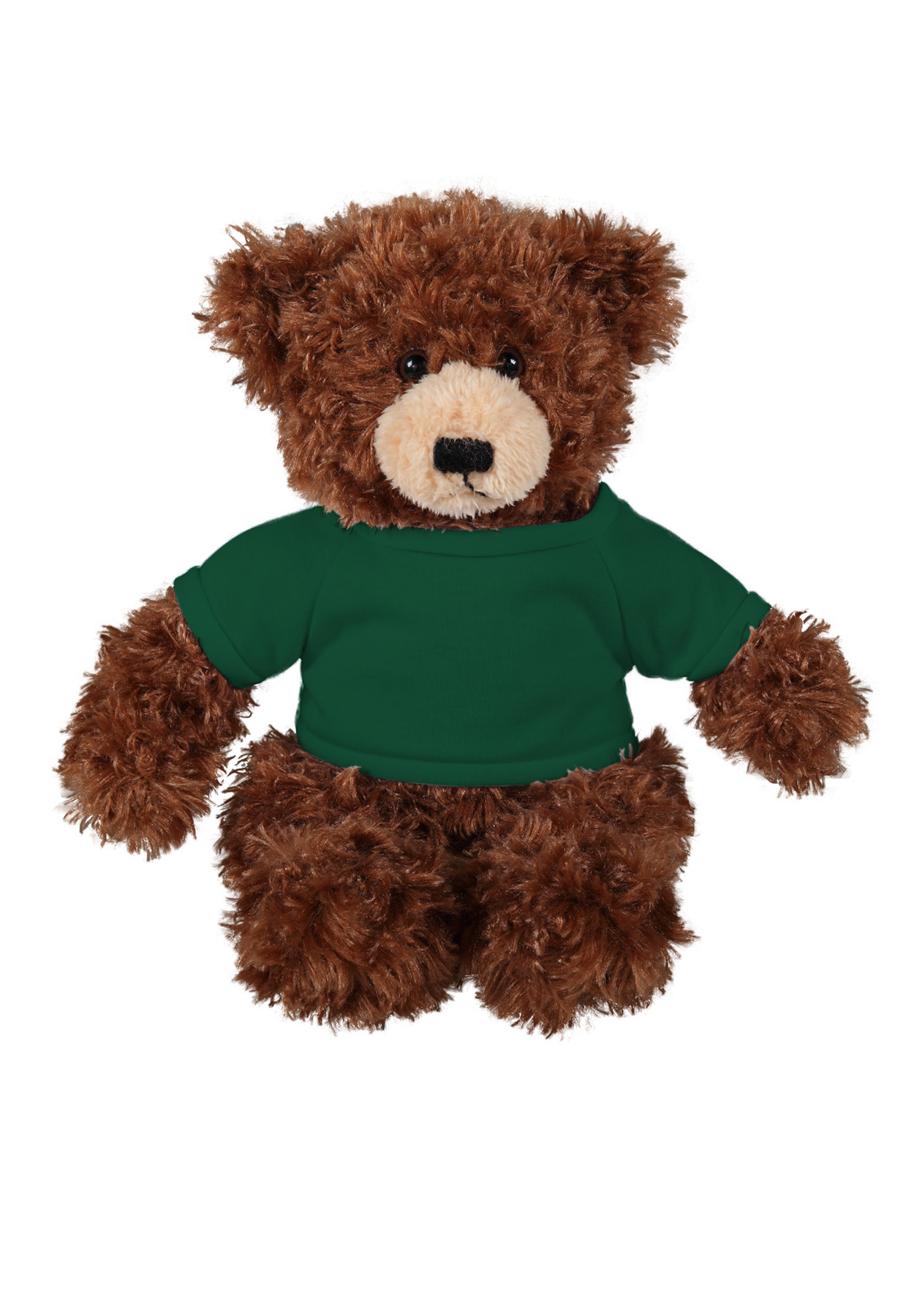 soft plush Chocolate Brandon Bear with t-shirt 12