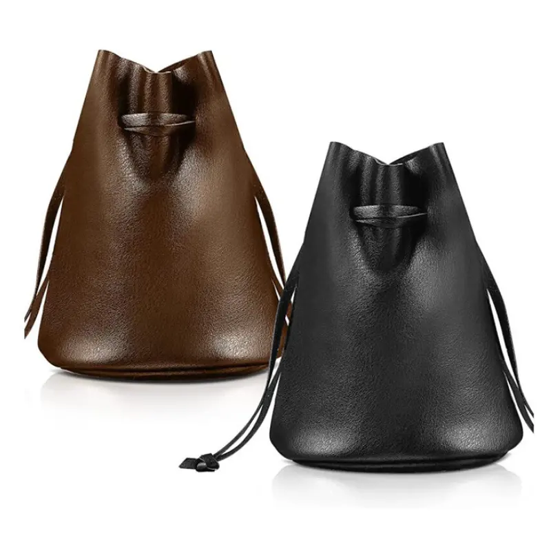 PU Leather Drawstring Pouch 1