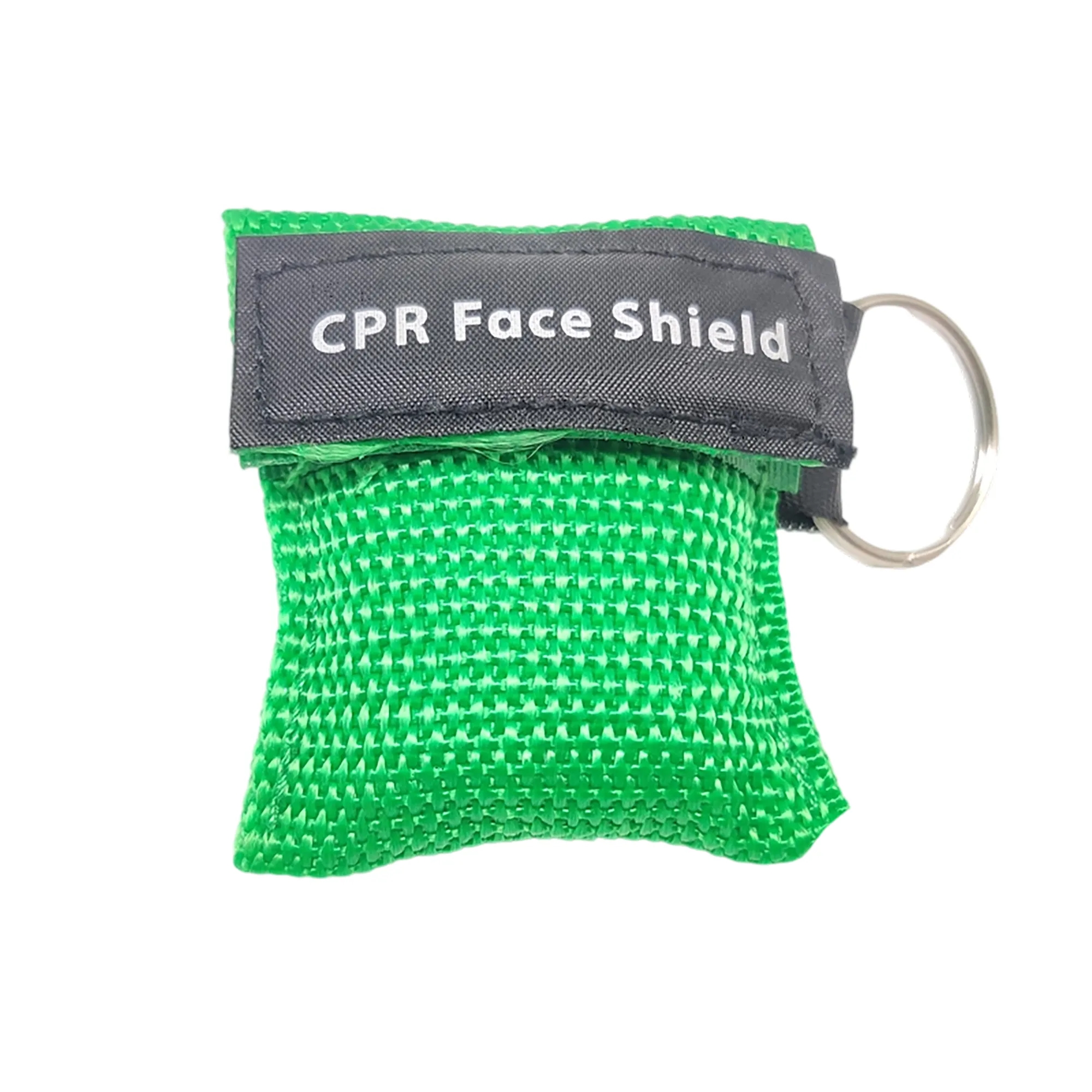Emergency CPR Face Mask with Nylon Keychain Pouch 3
