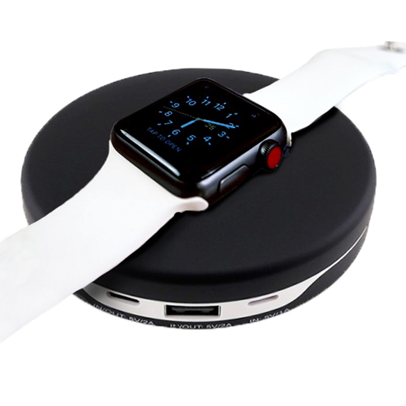 Dual wireless 5200 mAh power bank - compatible with Apple Watch®, iPhone, and Android Phones 7