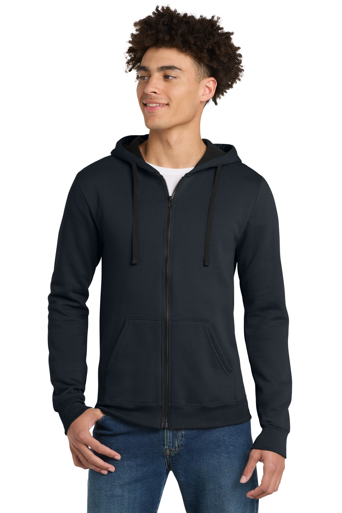 District The Concert Fleece Full-Zip Hoodie. DT800, custom hoodie or sweatshirt with logo imprint 42