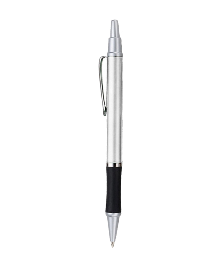 Union Printed - Silvio Click Pen with Black Rubber Grip 1