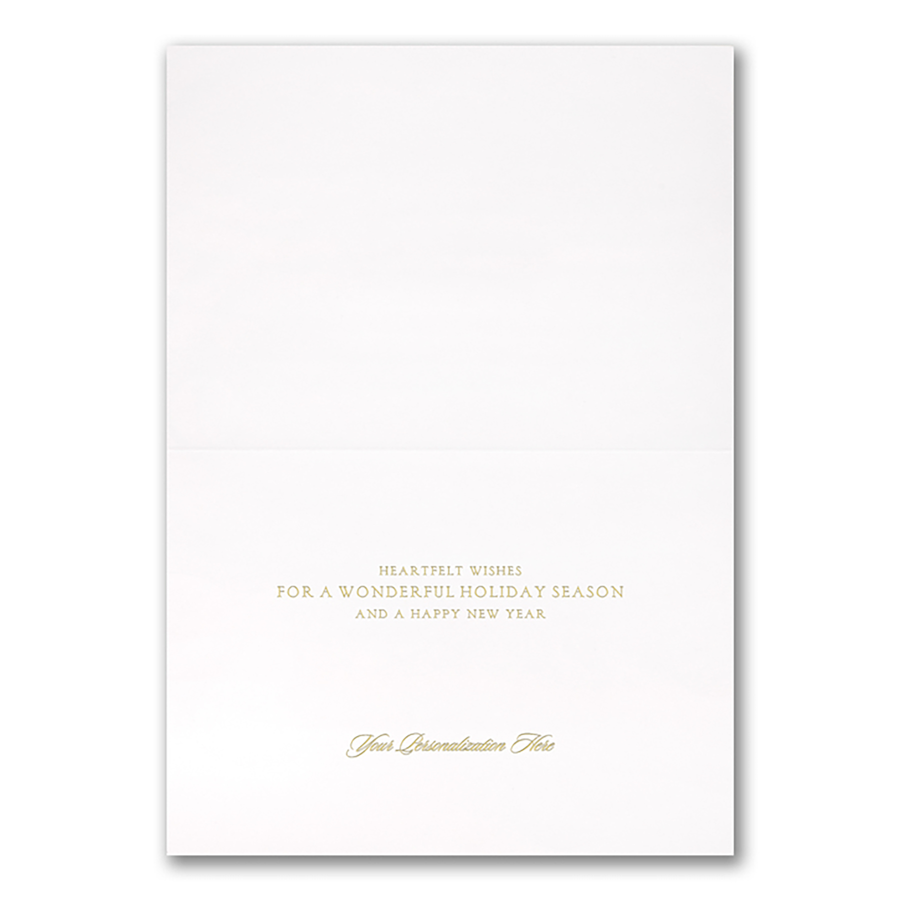 Happy Holidays Gold Card 1