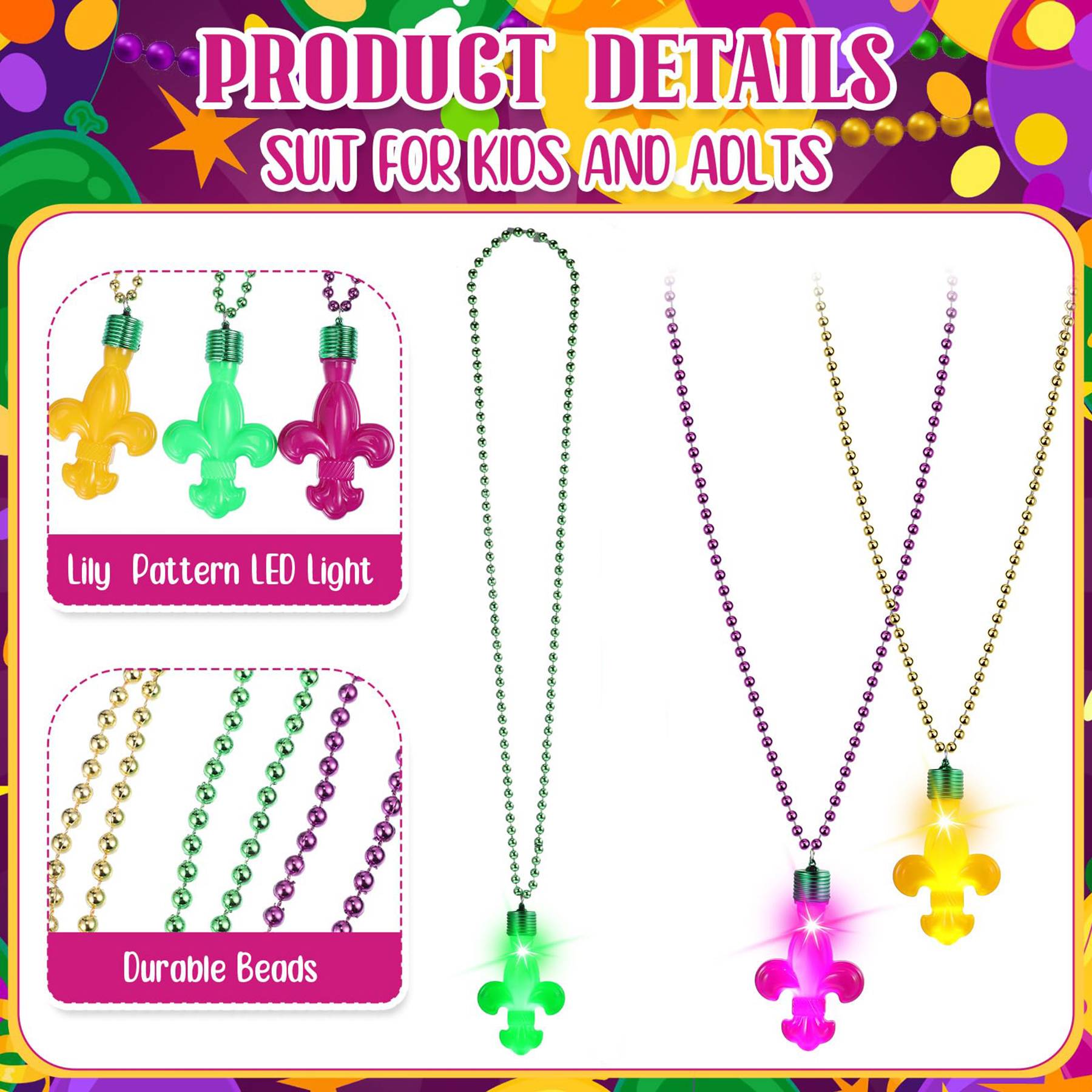 Carnival Accessories Luminous Necklace 5
